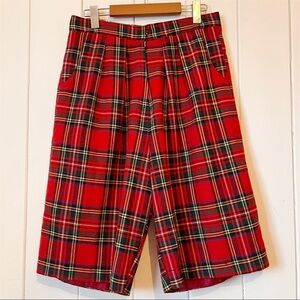 Vintage Punk Plaid Shorts.